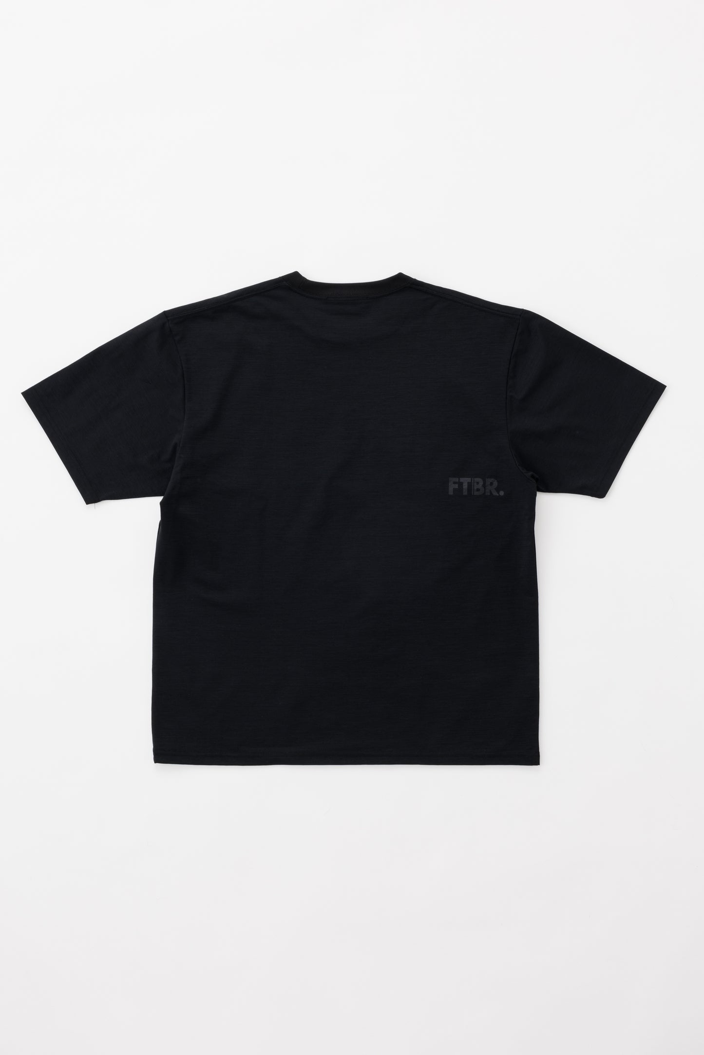 FTBR. BRAND DRY STRETCH TEE / BLACK-BLACK