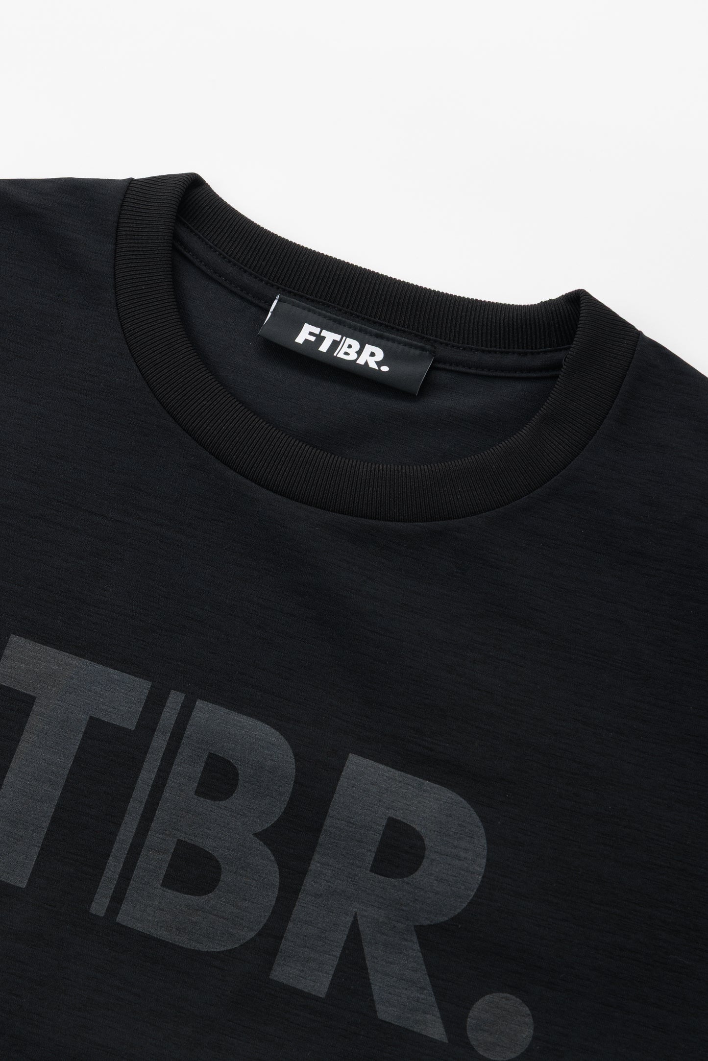 FTBR. BRAND DRY STRETCH TEE / BLACK-BLACK