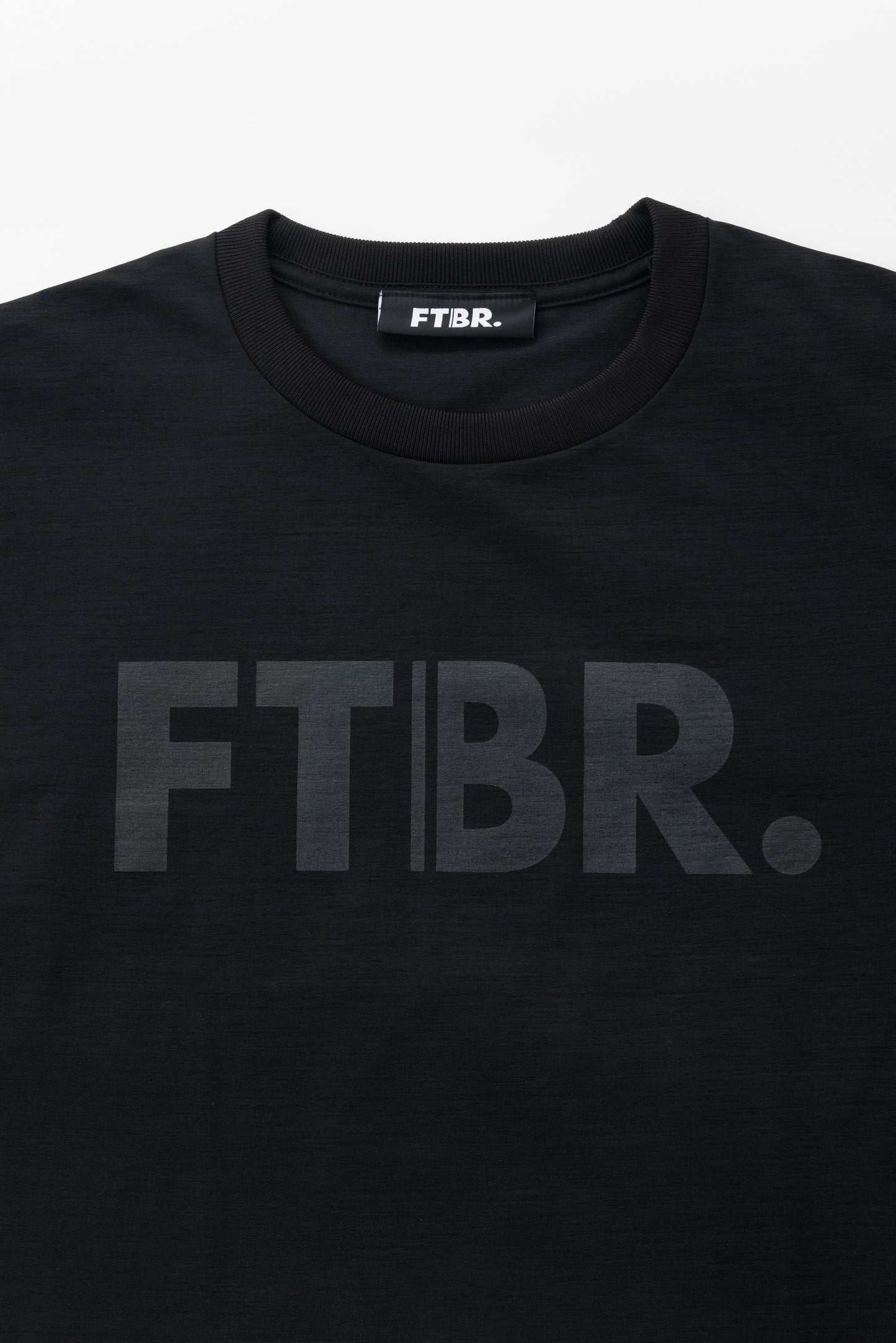 FTBR. BRAND DRY STRETCH TEE / BLACK-BLACK