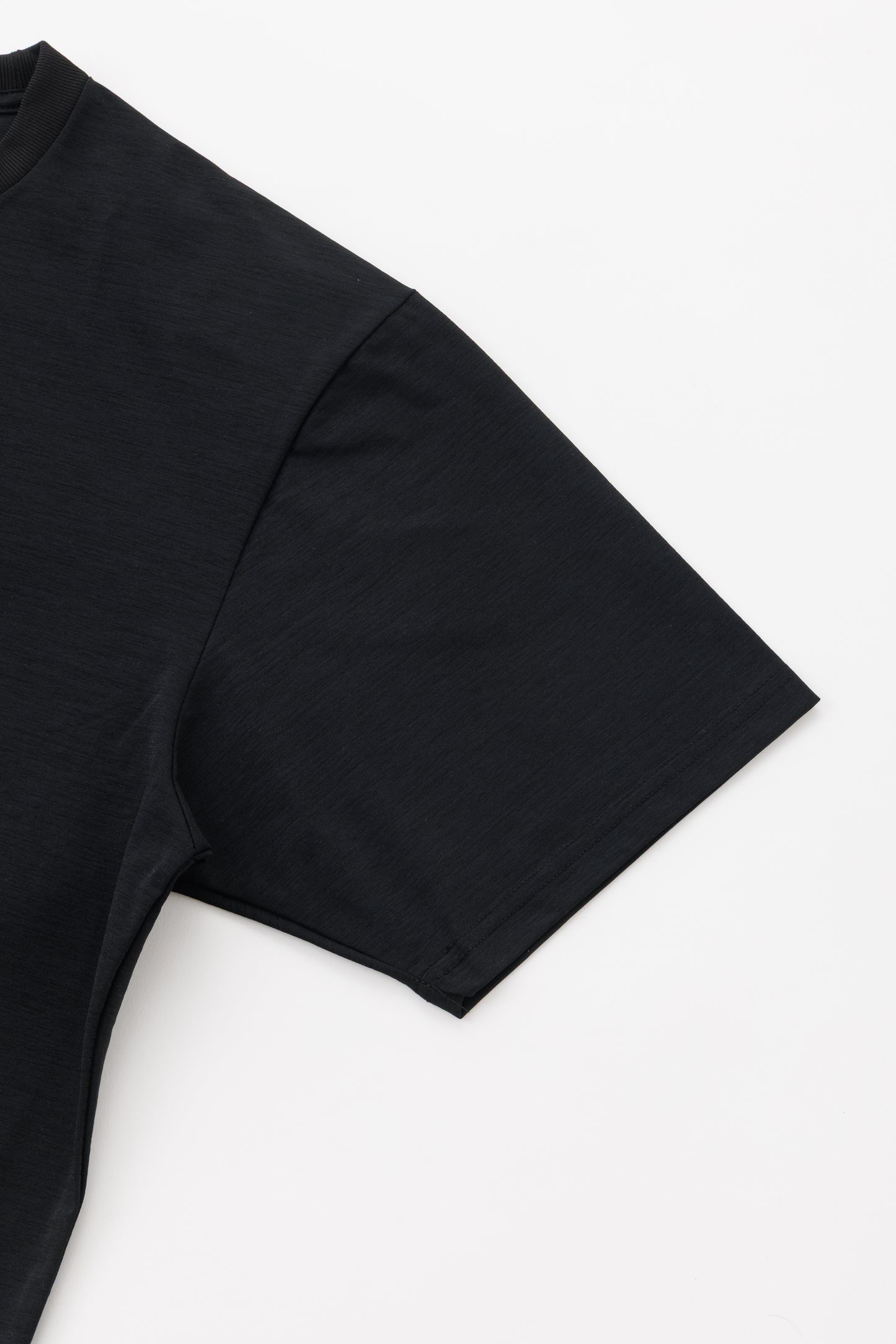 FTBR. BRAND DRY STRETCH TEE / BLACK-BLACK