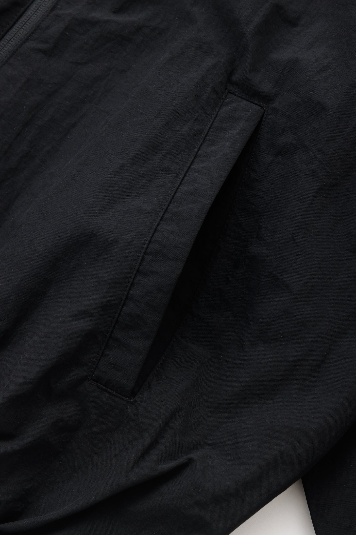 FTBR. NYLON LIGHT TRACK JACKET / BLACK