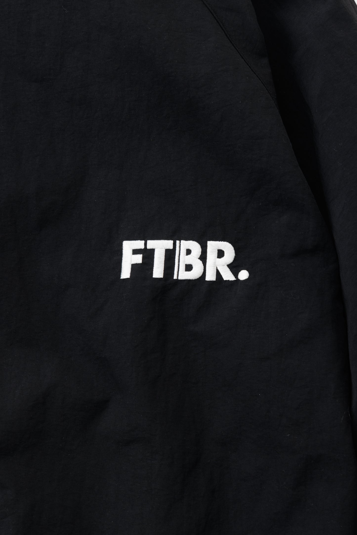 FTBR. NYLON LIGHT TRACK JACKET / BLACK