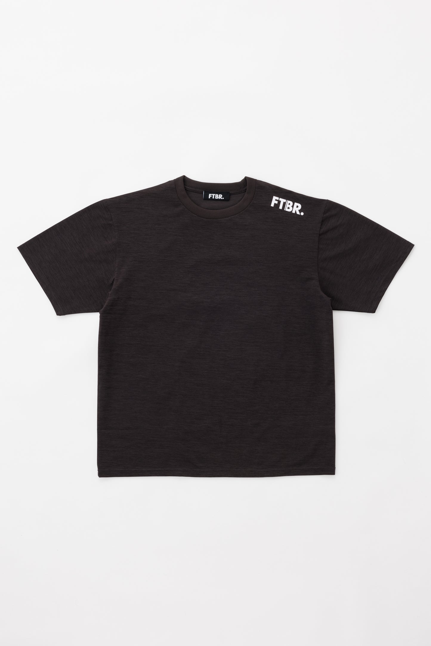 FTBR. SMALL LOGO DRY STRETCH TEE / CHARCOAL