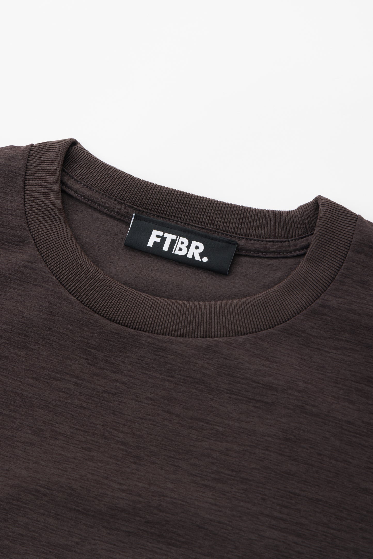FTBR. SMALL LOGO DRY STRETCH TEE / CHARCOAL