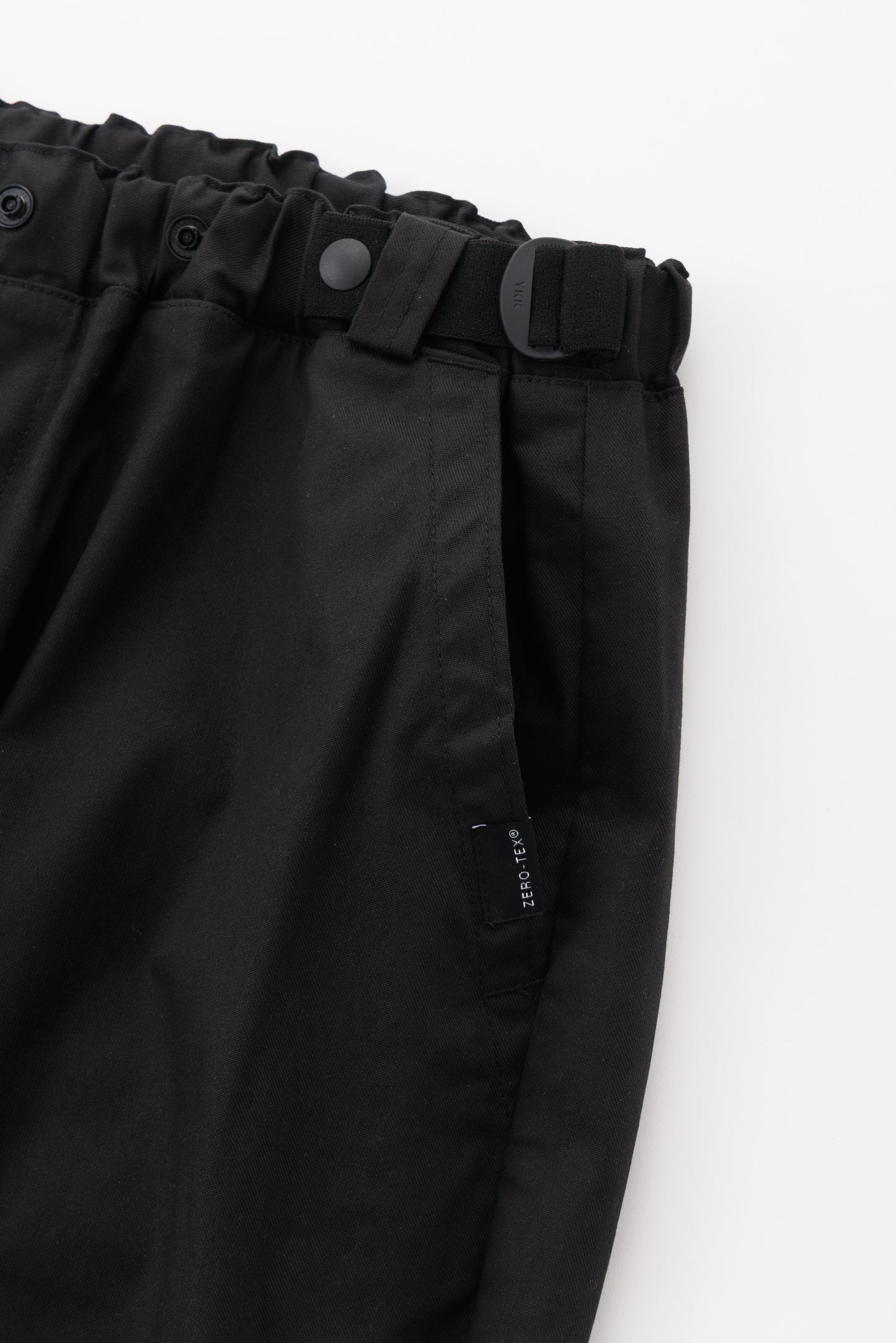 ZERO-TEX FREE WEST WIDE PANTS / BLACK