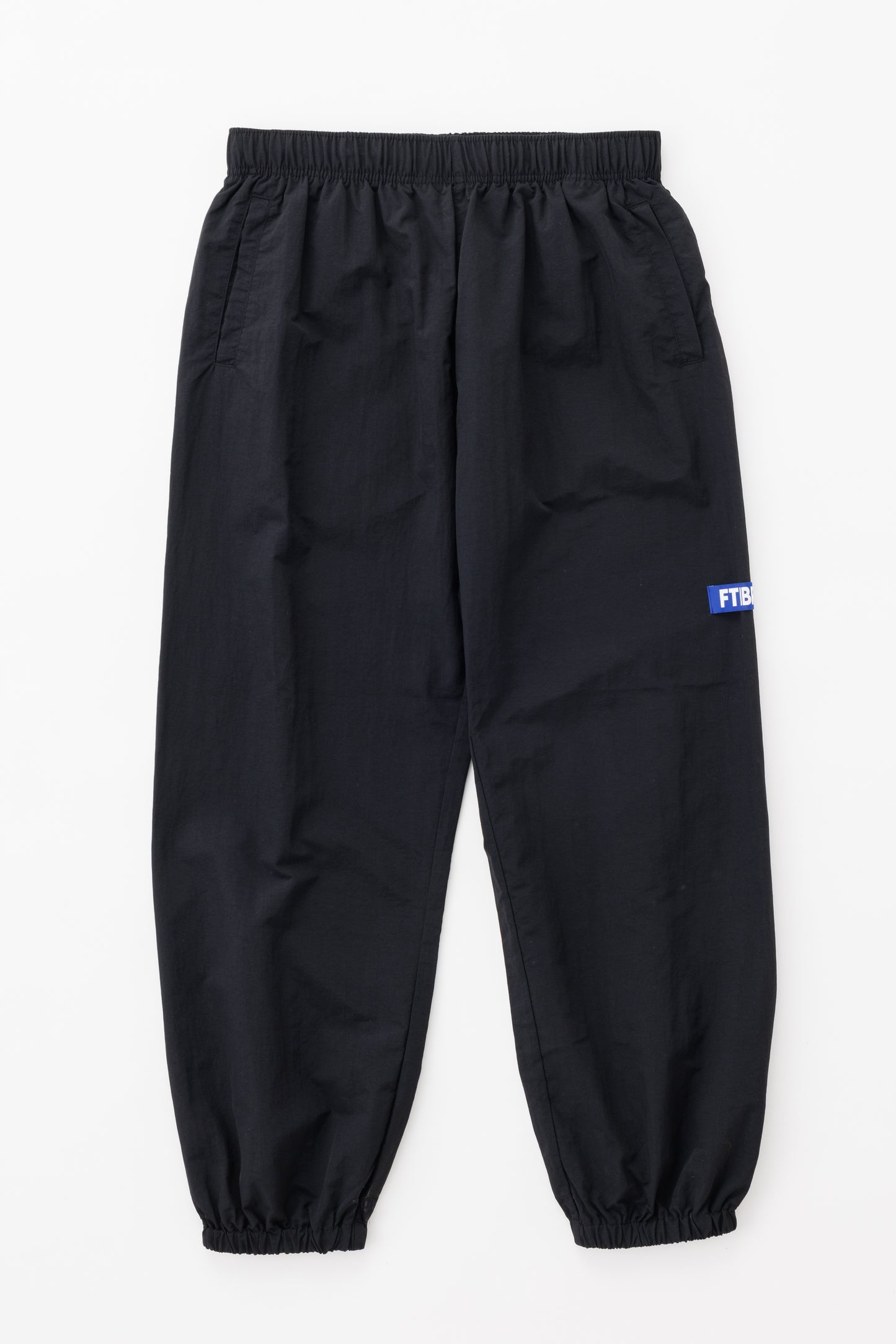 FTBR. NYLON LIGHT TRACK PANTS / BLACK