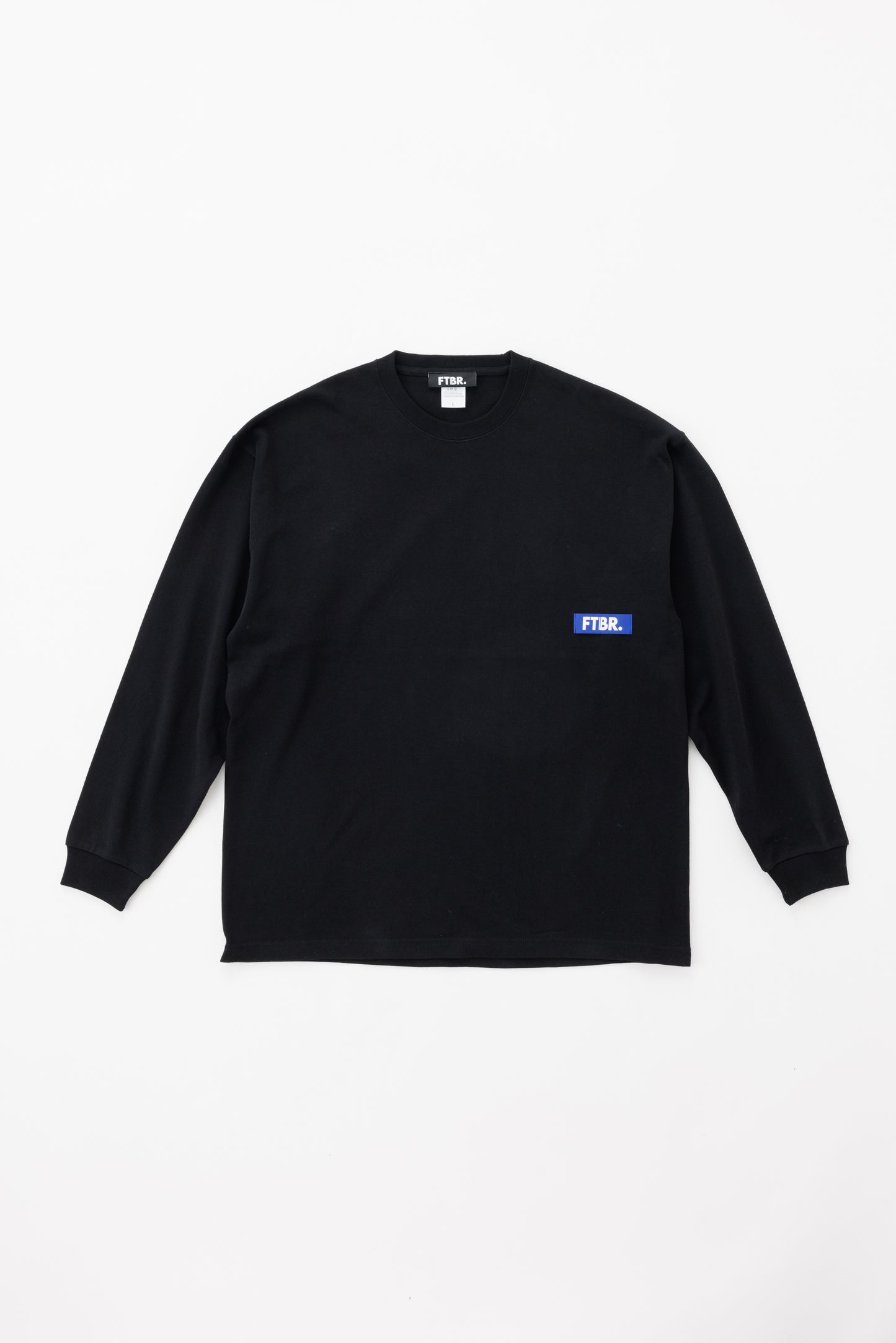 FTBR. OVERSIZE L/S TEE / BLACK