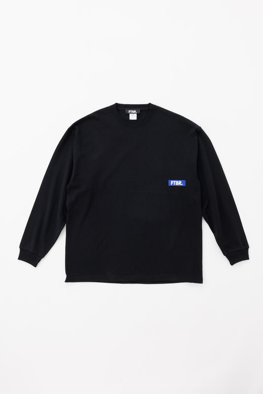 FTBR. OVERSIZE L/S TEE / BLACK