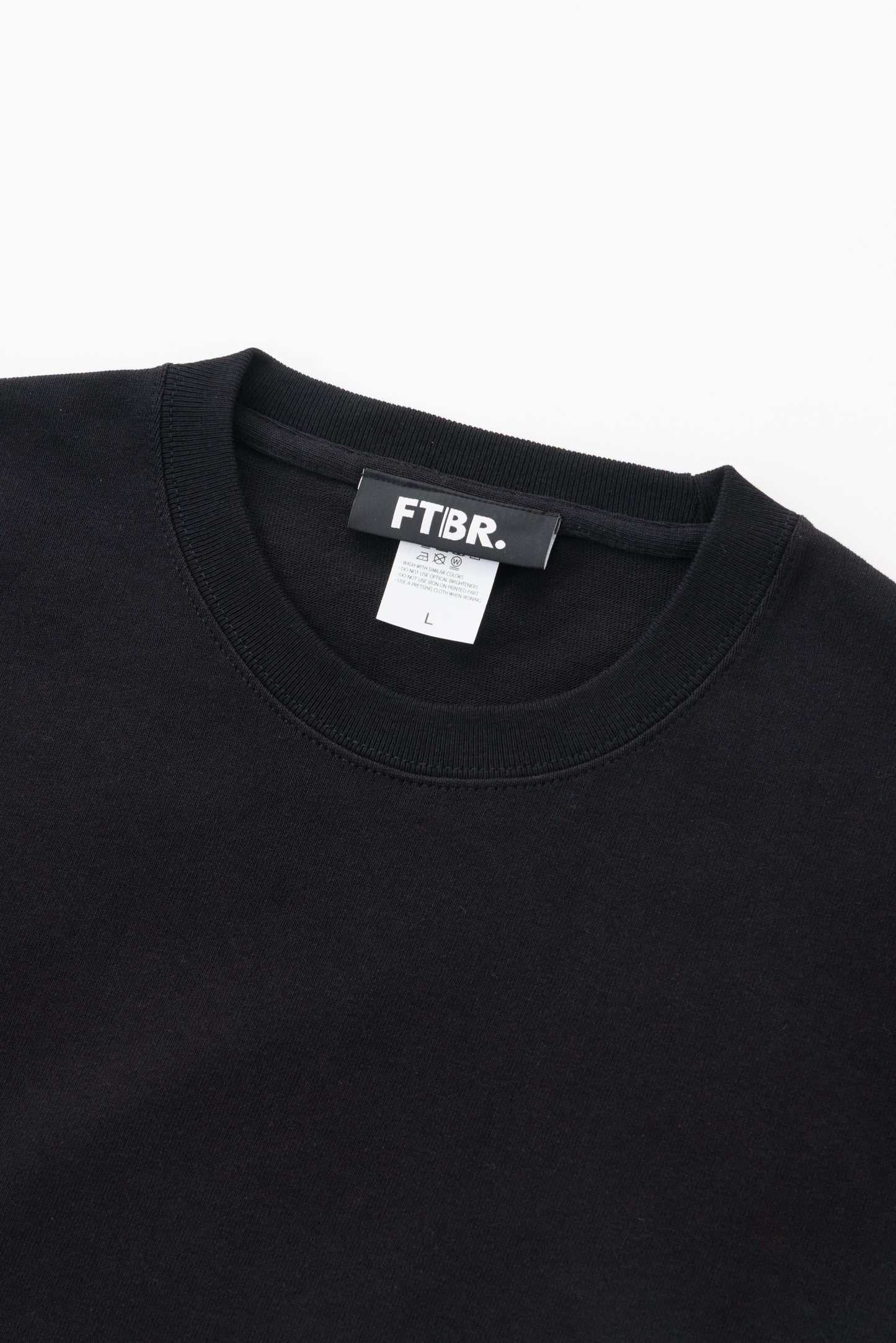 FTBR. OVERSIZE L/S TEE / BLACK